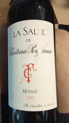 Bordeaux Ikke specificeret Château Poujeaux La Salle 2013