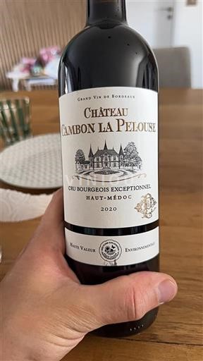 Bordeaux Haut-Médoc Cru Bourgeois Exceptionnel Cambon La Pelouse 2020