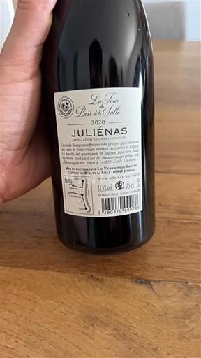 Beaujolais Juliénas La Tour du Bois de la Salle 2020