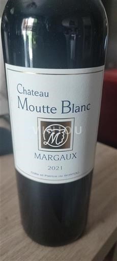 Bordeaux Margaux Château Moutte Blanc 2021