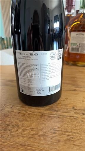 Údolí Rhôny Ventoux Patience des Chênes 2018