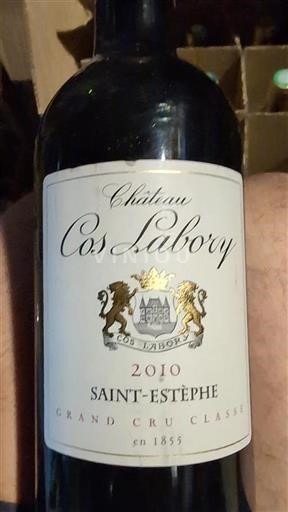 Bordeaux Saint-Estèphe Grand Cru Château Cos Labory 2010