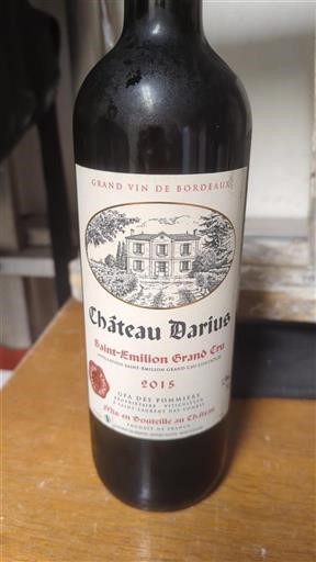 Burdeos Saint-Émilion Gran Cru Grand Cru Château Darius 2015