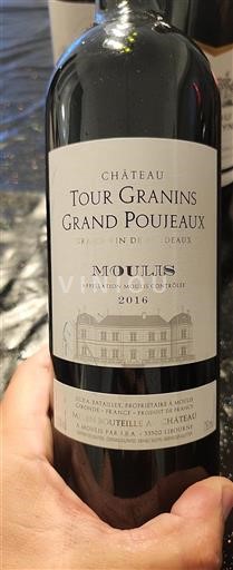 Bordéus Não especificado Château Tour Granins Grand Poujeaux 2016