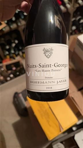 Borgogna Nuits-Saint-Georges Hoffmann-Jayer Les Hauts Poirets 2018