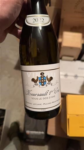 Bourgogne Premier Cru Domaine Leflaive Sous Le Dos D%27Ane 2022