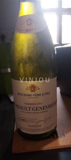 Borgoña Meursault Premier Cru Bouchard Père & Fils Meursault Genevrières 2017