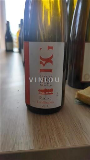 Alsace Riesling Domaine Bott-Geyl Les Éléments 2016