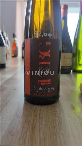 Alsace Alsace Grand Cru Grand Cru Domaine Bott Geyl Schlossberg 2012