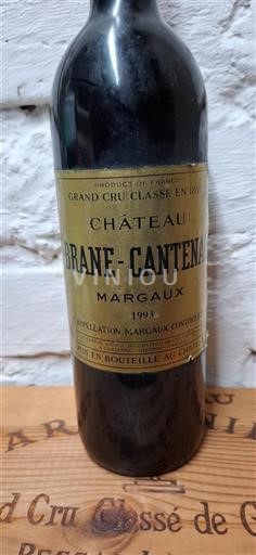 Bordeaux Margaux Grand Cru Château Brane-Cantenac 1993