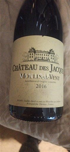 Beaujolais Moulin-à-vent Château Des Jacques 2016
