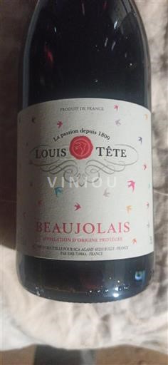 Beaujolais Louis Tête Icke årgångsbetecknad