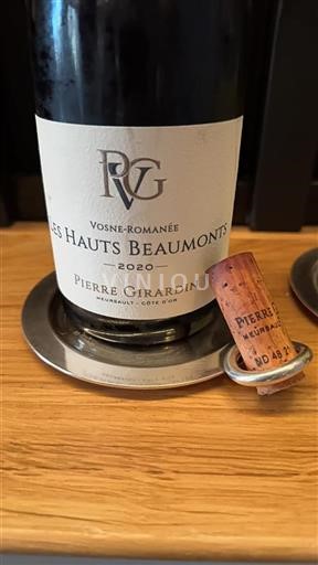 Borgogna Vosne-Romanée Pierre Girardin Les Hauts Beaumonts 2020