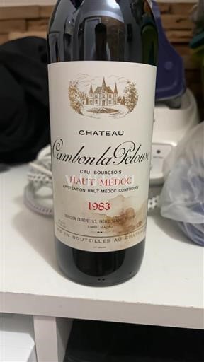 Bordeaux Haut-Médoc Cru Bourgeois Cambon la Pelouse 1983