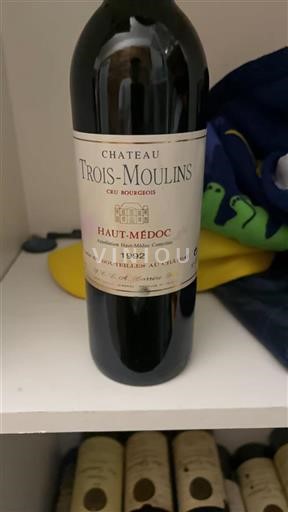 Bordeaux Haut-Médoc Cru Bourgeois Trois-Moulins 1992