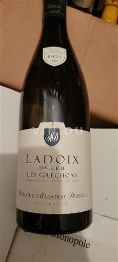 Bourgogne Ladoix Premier Cru Domaine Maratray-Dubreuil 1er cru en naget 2020