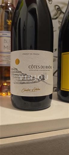 Rhônevallei Côtes-du-rhône Charles Adelin Niet-geïntegreerd