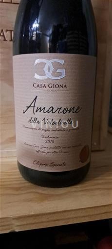 Veneto Amarone della Valpolicella Casa Giona Edizione Speciale 2018