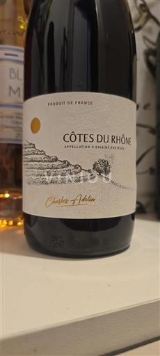 Rhônevallei Côtes-du-rhône Charles Adelin 2023