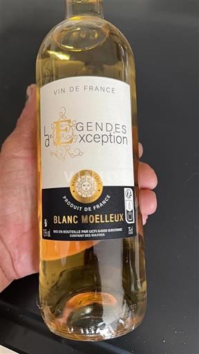 Sydvestfrankrig Côtes de Gascogne Légendes Exception Ikke årgangsbestemt