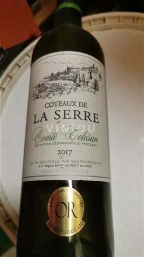 South West Comté Tolosan Coteaux de La Serre 2017