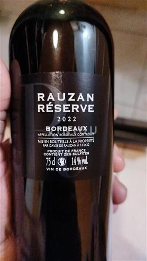 Bordeaux Caves de Rauzan Réserve 2022