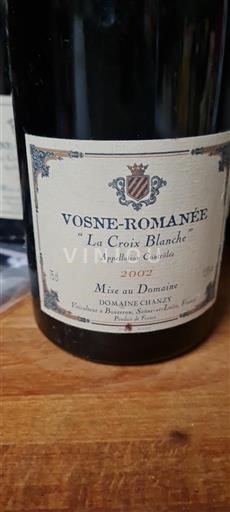 Burgundy Vosne-Romanée Domaine Chanzy La Croix Blanche 2002