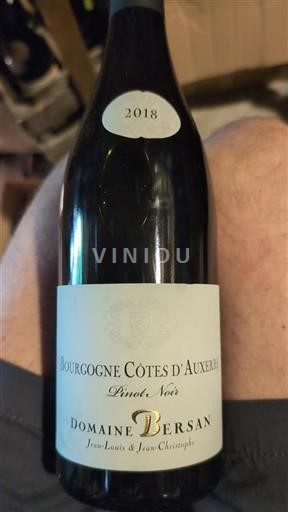 Burgundy Burgundy Côtes d'Auxerre Domaine Bersan 2018