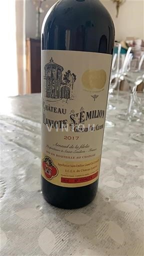Bordeaux Saint-Émilion Grand Cru Grand Cru Laniote 2017