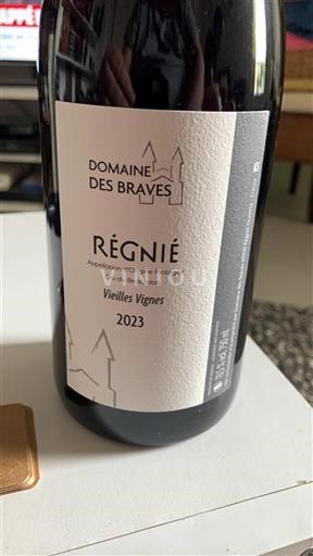 Beaujolais Régnié Domaine Des Braves Vieilles Vignes 2023
