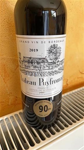 Bordeaux Francs-Côtes-de-Bordeaux Château Puyfromage 2019
