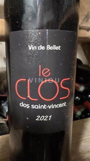 Provence Bellet Clos Saint-Vincent Le Clos 2021