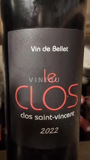 Provenza Non specificato Clos Saint-Vincent Le Clos 2022