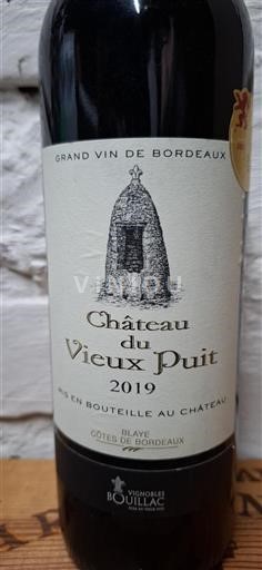 Bordeaux Blaye-Côtes-de-Bordeaux Château Vieux Puit 2019