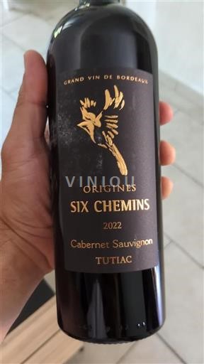 Bordeaux Tutiac Origines Six Chemins 2022