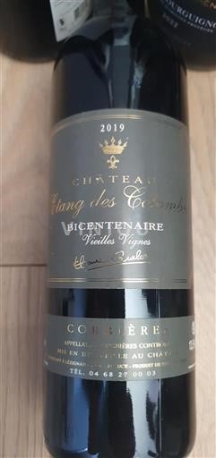 Languedoc Corbières Château Étang des Colombes Bicentenaire Vieilles Vignes 2019