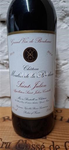 Bordeaux Saint-Julien Château Moulin de la Bridane 2008
