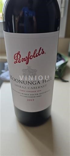 Australie-Méridionale Penfolds Koonunga Hill 2019