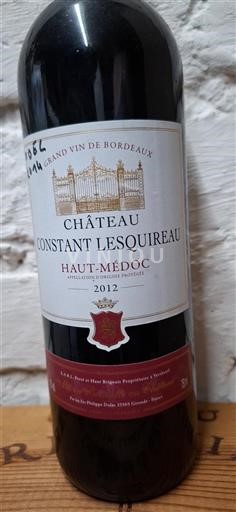 Bordeaux Haut-Médoc Château Constant Lesquireau 2012