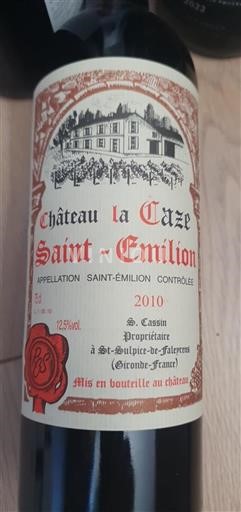 Bordeaux Saint-Émilion Château La Caze 2010