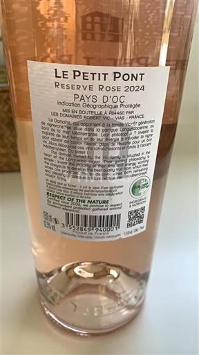 Languedoc ja Roussillon Pays d'Oc Domaine Les s Robert Vic Réserve Rosé 2024