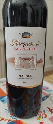Jihozápad Cahors Lagrezette Marquise de 2019