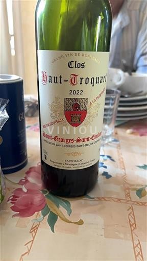Bordeaux Saint-Georges-Saint-Émilion Clos Haut-Troquart 2022