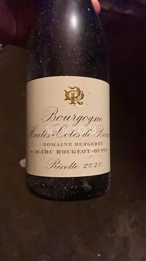 Burgundy Hautes-Côtes de Beaune Domaine Bergeret 2020