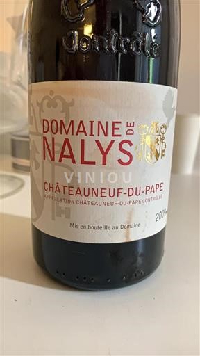 Rhône Valley Châteauneuf-du-Pape Domaine Nalys 2009