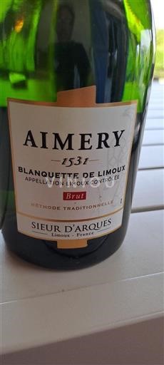 Languedoc Limoux Sieur Arques Aimery 1531 Non Millésimé