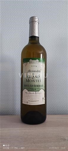 Bordeaux Sainte-Foy-Bordeaux Grand Montet Alexandrin 2009
