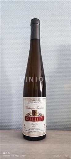 Alsacia Vendanges Tardives Koehly 2015