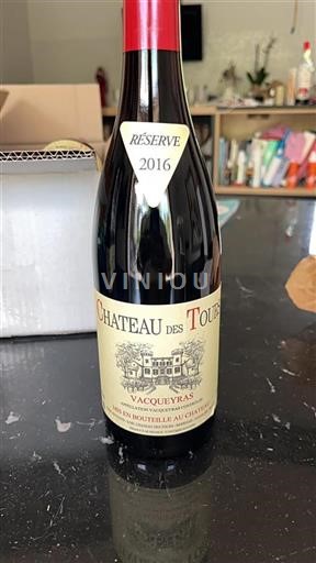 Valle del Rodano Vacqueyras Château Des Tours Réserve 2016