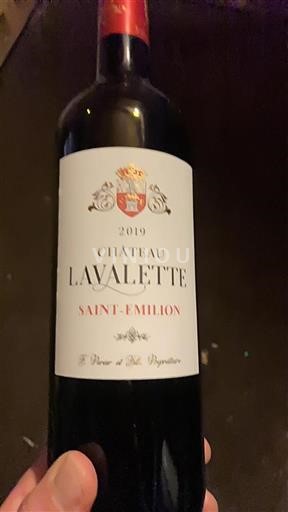Bordeaux Saint-Émilion Château Lavalette 2019